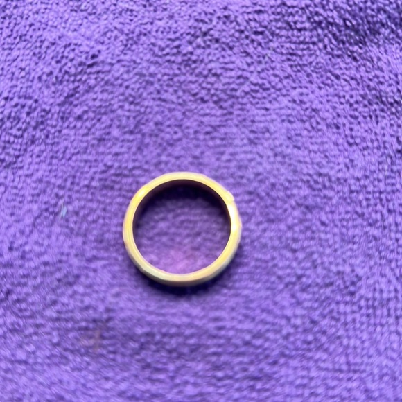 Rose Gold and Silver Men Ring - Picture 2 of 4